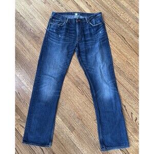 Banana Republic Mens Jeans 36x36 Blue Vintage Straight Fit Cotton